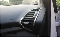for ford escape kuga 2013 2014 2015 2016 2017 2018 chrome dashboard air vent cover trim bezel garnish front outlet frame molding