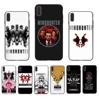 houstmust tv series mindhunter soft cover phone case for iphone 7 8 11 pro xs max xr x 6s 6 plus se 5s 5 tpu luxury shell coque