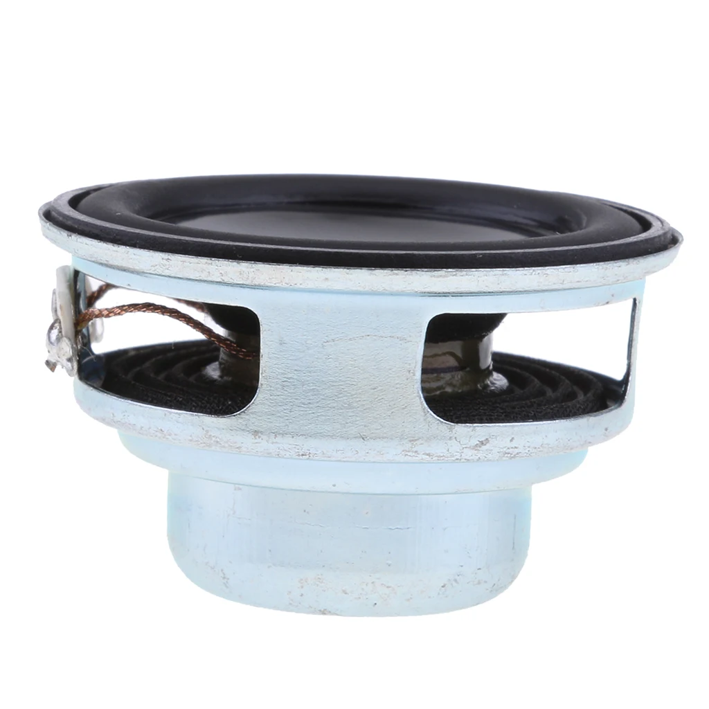 Professional 40mm 4Ohm 5W Full Range Audio Speaker PU Round Hi-Fi Stereo Sound Black | Электроника
