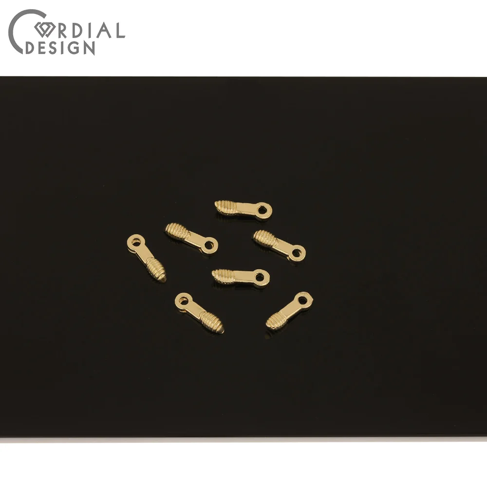 

Cordial Design 200Pcs 4*13MM Jewelry Accessories/DIY Charms/Earring Connectors/Screw Shape/Hand Made/Jewelry Findings Components