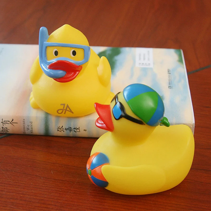 Резиновая утка новый стиль Плавательная шапочка волейбольная Детские Игрушки