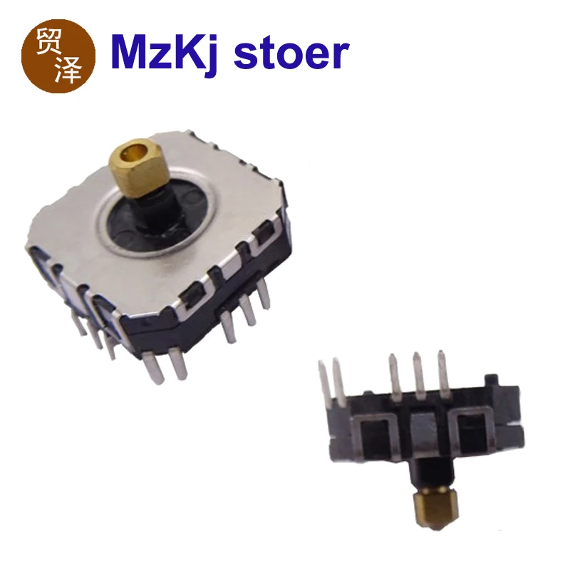 

4Pcs FJ08K-S Sliding Joystick Multifunctional Potentiometer B10K-1 Rocker Handle with Push Button Switch Direction