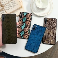 snake skin print colorful pattern phone case for huawei honor mate p 10 20 30 40 i 9 8 pro x lite smart 2019 nova 5t