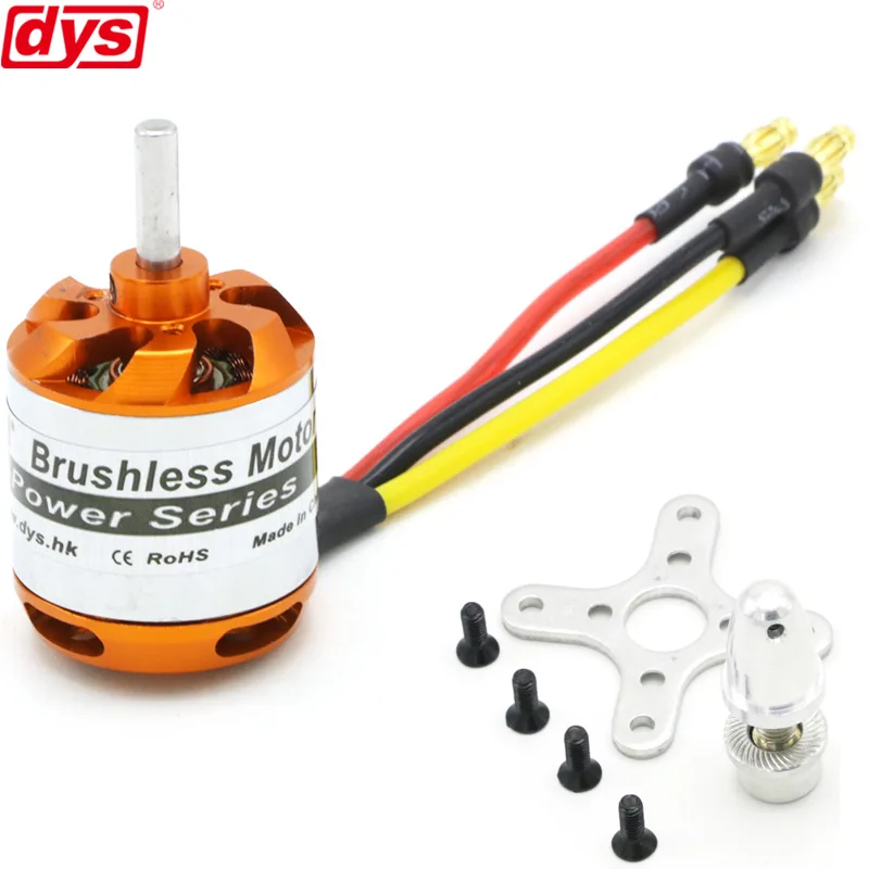DYS D2836 750KV 880KV 1120KV 1500KV 2 4S бесщеточный мотор с внешним ротором для радиоуправляемого