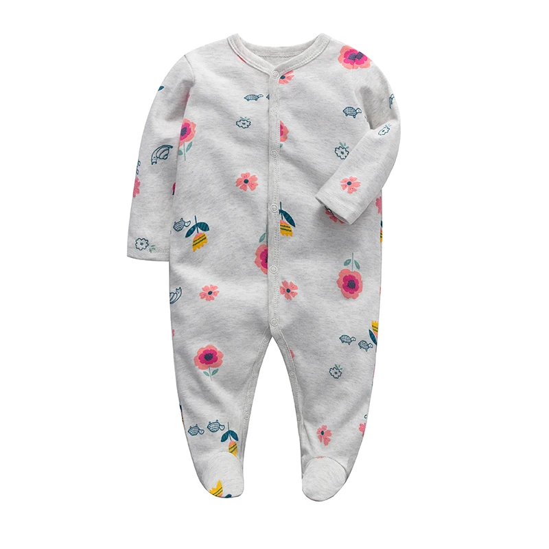 New Babies Romper Newborn Baby Boys Girls Sleepers Pajamas 3M -12M Months Jumpsuit Infant Long Sleeve Clothes | Детская одежда и