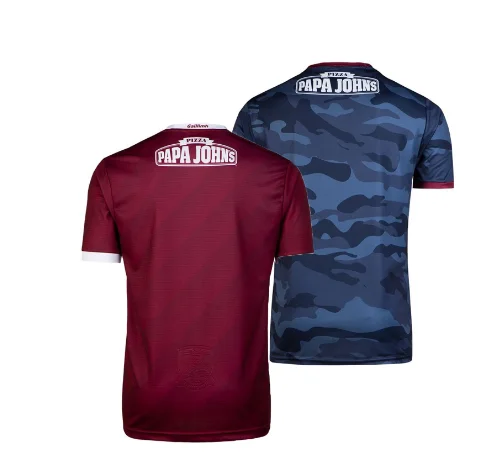 

2021 GALWAY GAA Home/Away Replica 2-Stripe Jersey Sport Shirt S-5XL