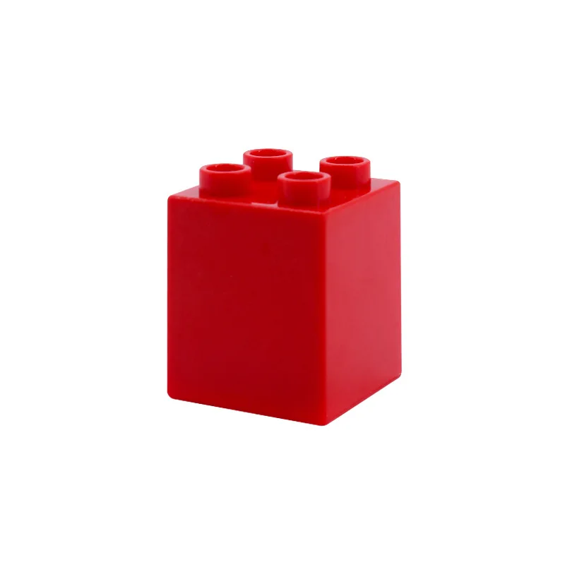 

10Pcs MOC DIY Large Building Blocks Compatible Duplo Children Kid Big Size 2*2 High Bricks Plastic Educational Creative Toys