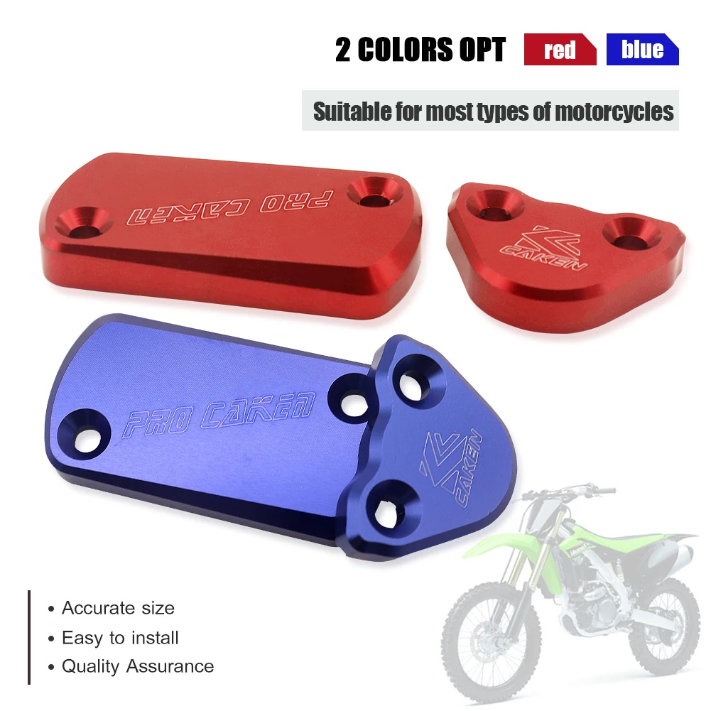 

For HONDA CRF150R CR150R CR250R CRF250R CRF250X CRF450R CRF450X CRF CR Motorcycle CNC Front Rear Brake Fluid Reservoir Cover