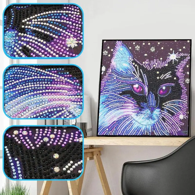 5D DIY Алмазная картина особой формы Кот Вышивка крестиком мозаичные наборы для рукоделия
