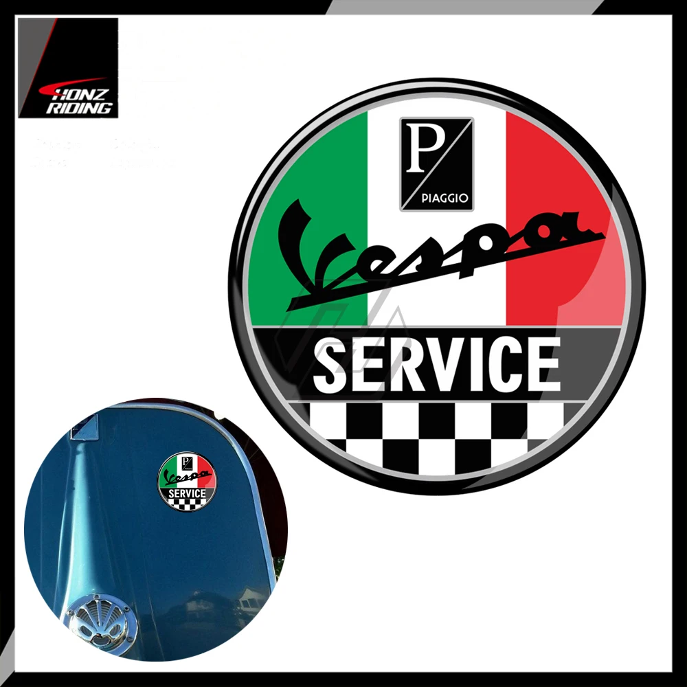 3d наклейка для Piaggio Vespa Service Sprint GTS GTV LX PX PRIMAVERA 50 125 150 200 250 300|Наклейки и стикеры| |