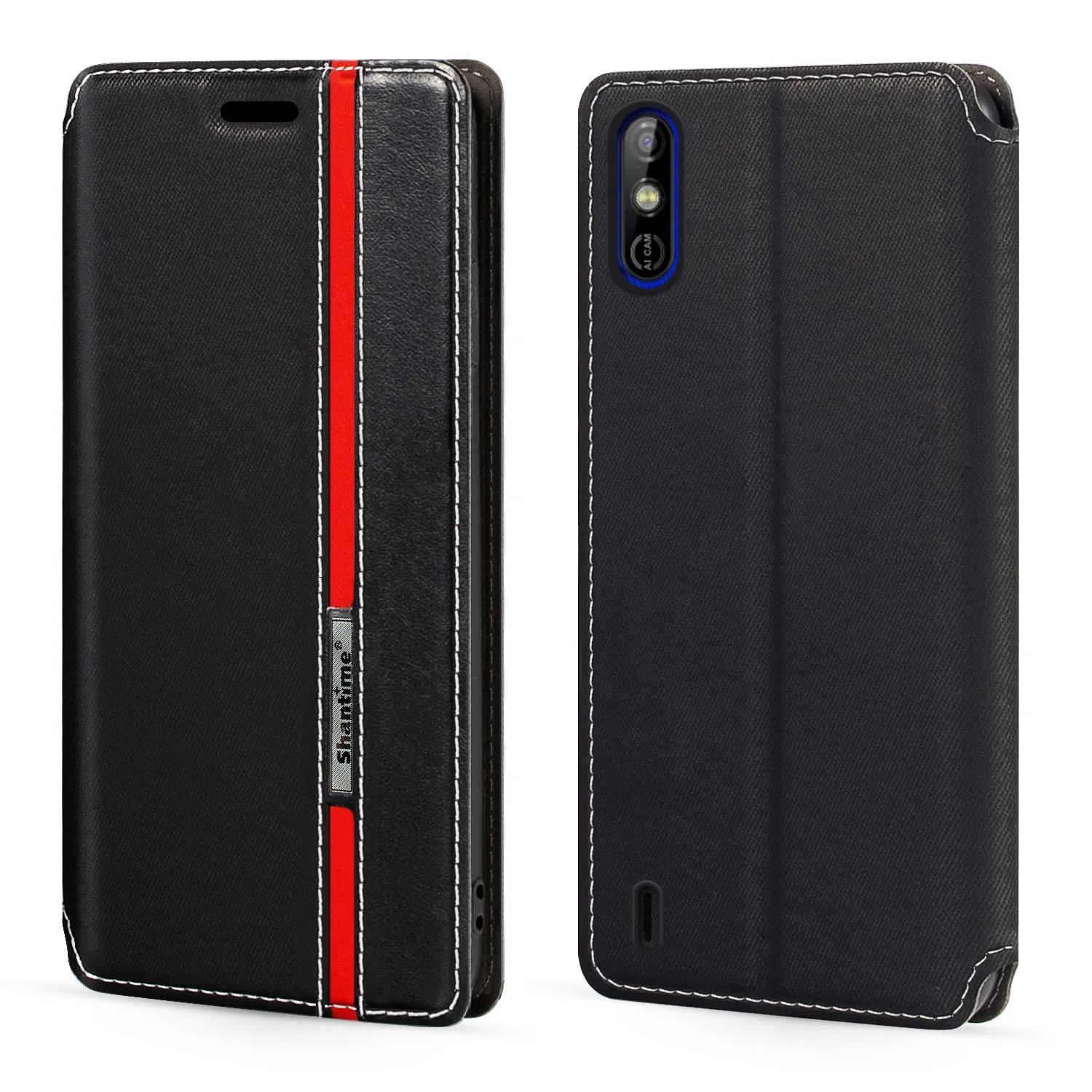 

For Tecno Spark Go Case Fashion Multicolor Magnetic Closure Leather Flip Case Cover with Card Holder 6.1 inches