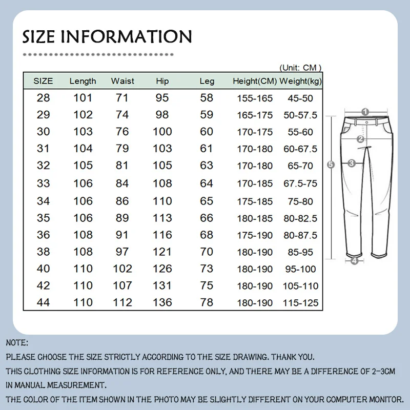2021 Men's Jeans Spring and Autumn Mid-Waist Casual Jeans Fashion Straight-Leg Pants Cotton Casual Trousers Men's Bottoms 18-35Y