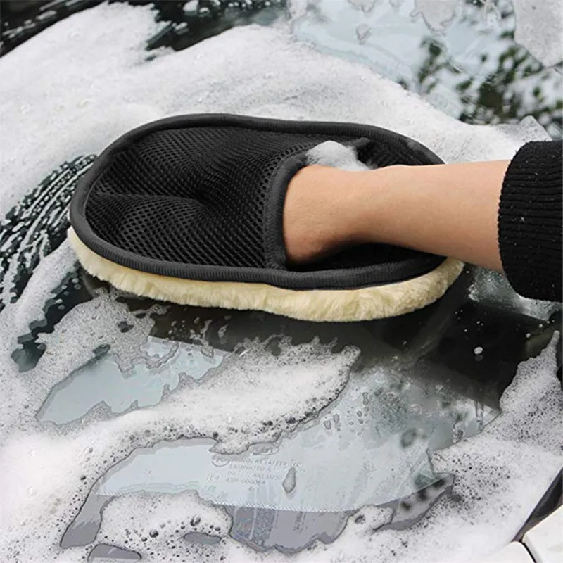 

Car Wash Washing Gloves car Accessories for Audi A6 C5 BMW F10 Toyota Corolla Citroen C4 C3 Nissan Qashqai Ford Focus