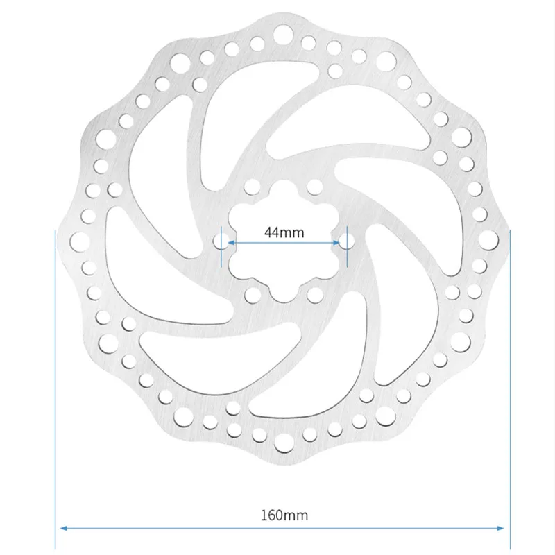 

JEDERLO Hydraulic Disc Brake For MTB Bike Bicycle Front Right F160-R140 And Rear Left F180-R160 750/1350mm With 160mm Rotor