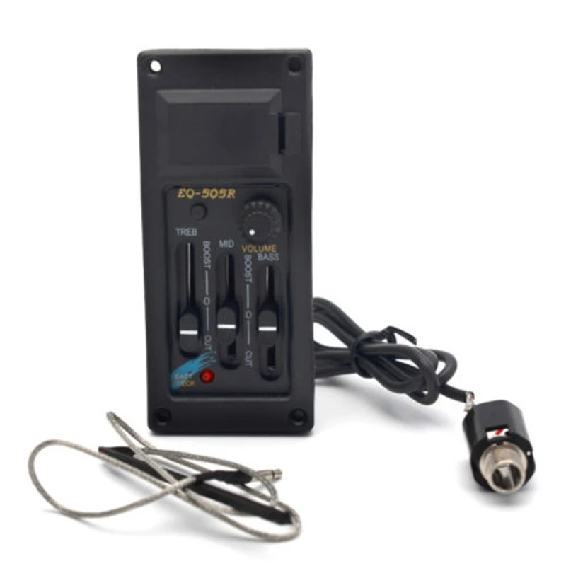 

Акустическая гитара 3-полосный предусилитель усилитель Эквалайзер EQ 505R пикап пьезо