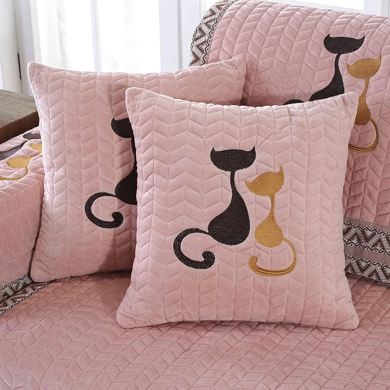 

Chenille Pillow Case Nordic Style Knitted Pillow Cover Fall Home Decorative Pillowcase Sofa Cushion Cover Cojines Decorativos