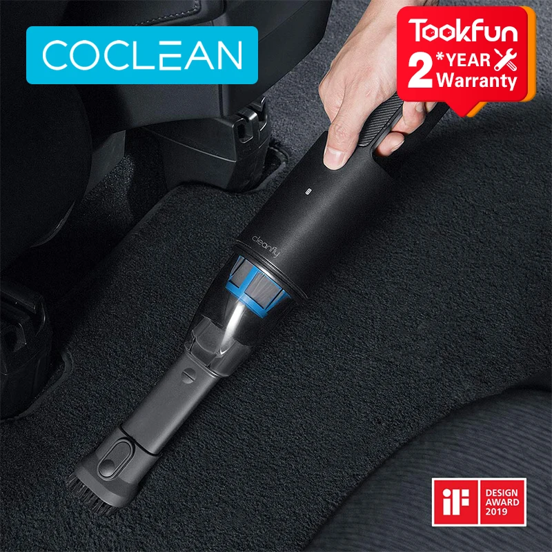 Новый портативный автомобильный ручной вакуумный очиститель COCLEAN Cleanfly FVQ для