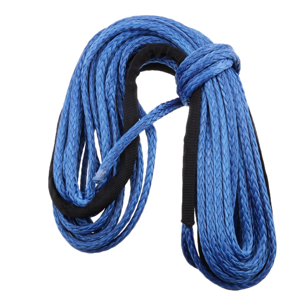 6.35cm(1/4') x15.25m(50') Synthetic Winch Line Cable Rope 5000LB with Sheath | Автомобили и мотоциклы