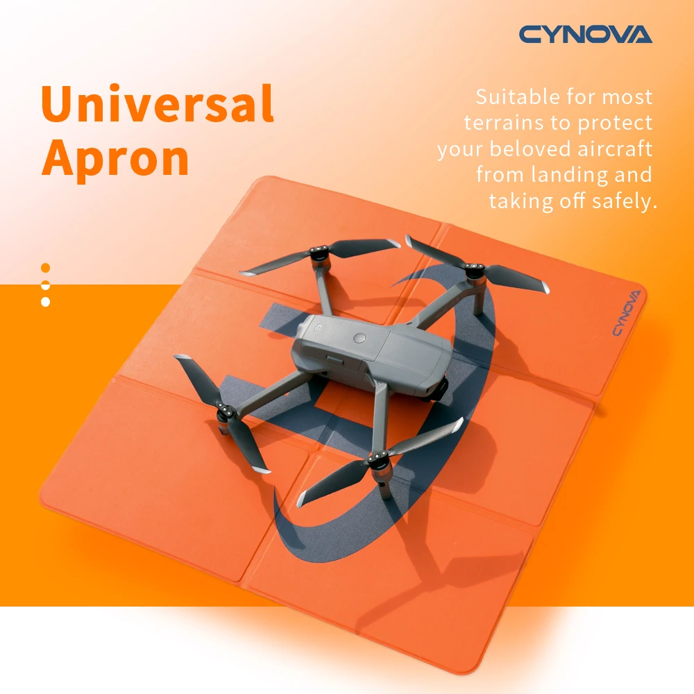 Портативный складной посадочный коврик CYNOVA 50 см для DJI Mavic AIR 2 Mini Pro Air Phantom Drone