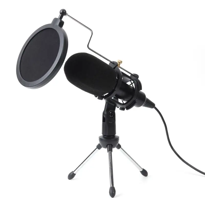 

Usb Microphone Series Wired Condenser Microphone With Stand Clip for Pc Support High Output Low Self-Noise