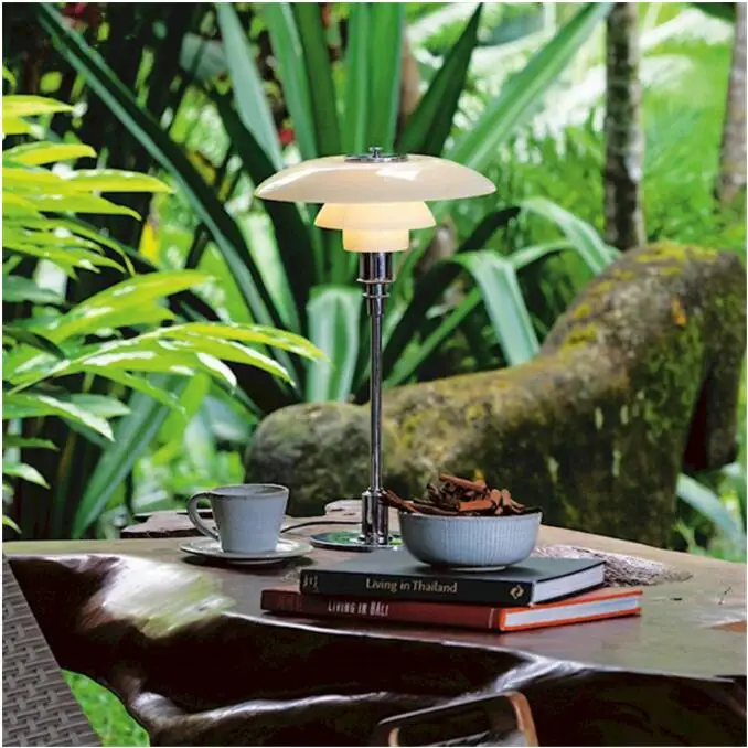 Высококачественная креативная стеклянная настольная лампа украшение для