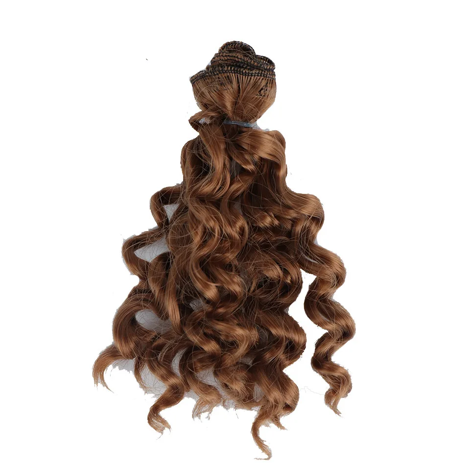 Парики Bybrana сделай сам для кукол 100 1/3 1/4 15 см х 1/6 черные золотые коричневые
