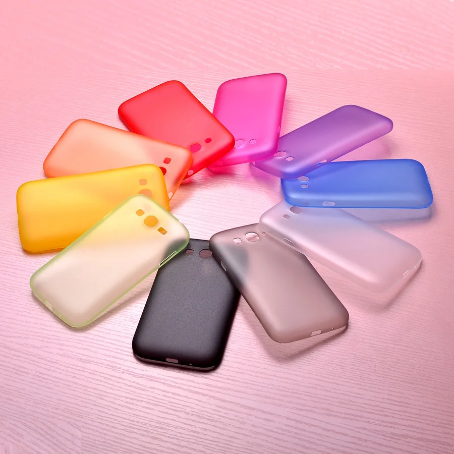 Отличная цена ультра тонкий полупрозрачный чехол для Samsung Galaxy Grand i9082 мягкий