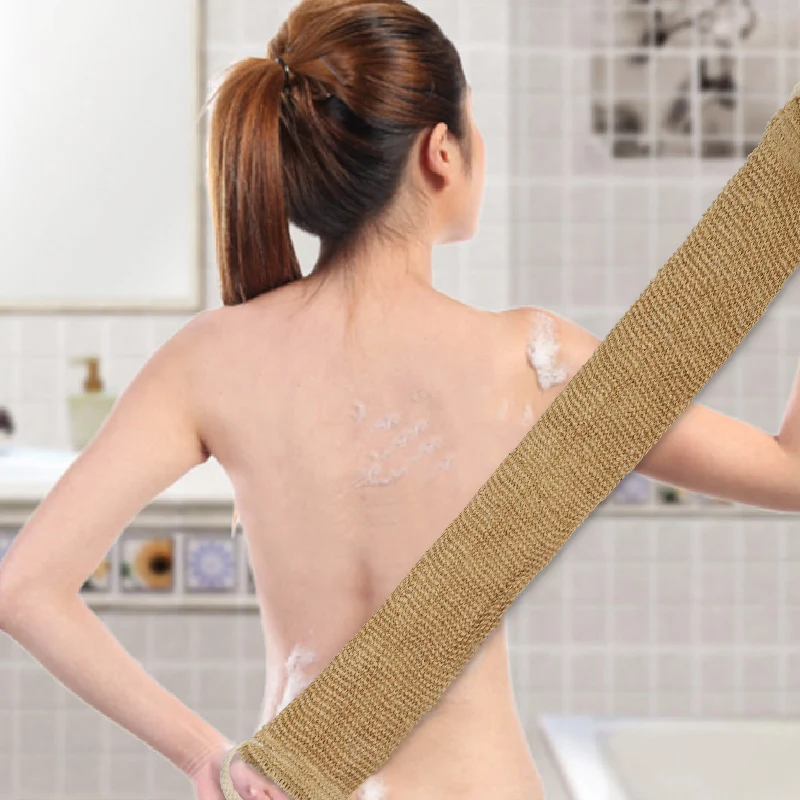 2021 модное полотенце для мытья меч пеньковая полоска спины банное хлопковая