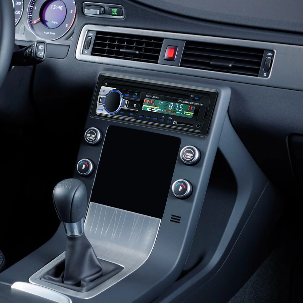 4*60 Вт автомобильное радио Авторадио автомобиля Bluetooth 12 В lcd Автомобильный