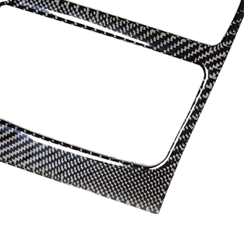 

for -A6L A7 12-18 Carbon Fiber Rear Exhaust Air Outlet Stickers Air Conditioning Vent Frame Interior Stickers