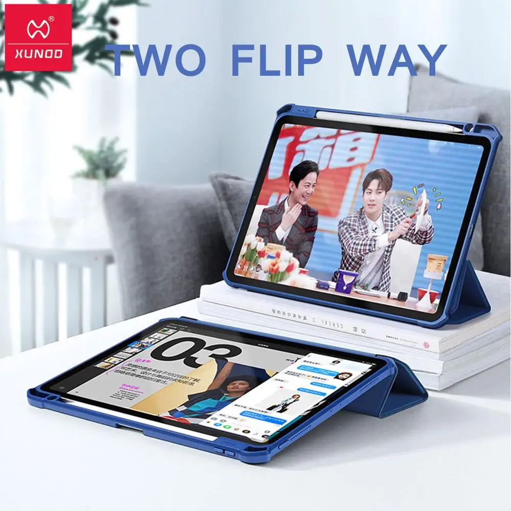 Xundd защитный чехол для планшета iPad Pro 11 кожаный с воздушной подушкой