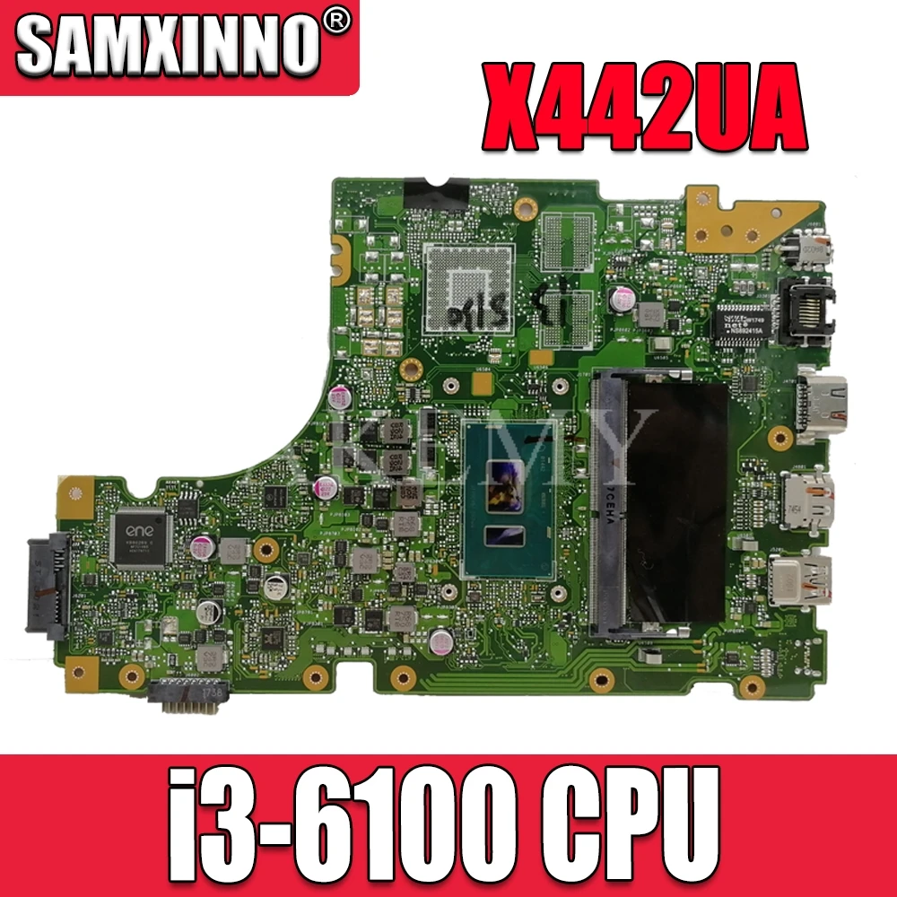 SAMXINNO X442UA Motherboard For Asus X442 X442U X442UR X442UQ X442UQK X442UQR Laotop Mainboard with i3-6100 CPU | Компьютеры и офис