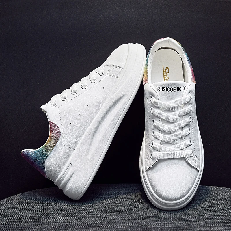 Женская повседневная обувь белый Комплект люксовых туфель бренд для улицы и