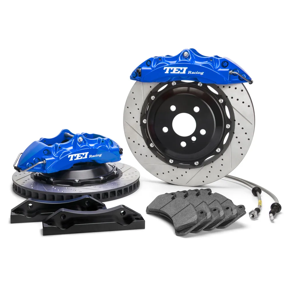 

6 PISTON BRAKE KIT Forged Body Aluminum alloy Caliper 378x32 Drilled Disc 19inch Brake Kit For CADILLAC XT6 XT5 XT4 2016-2021
