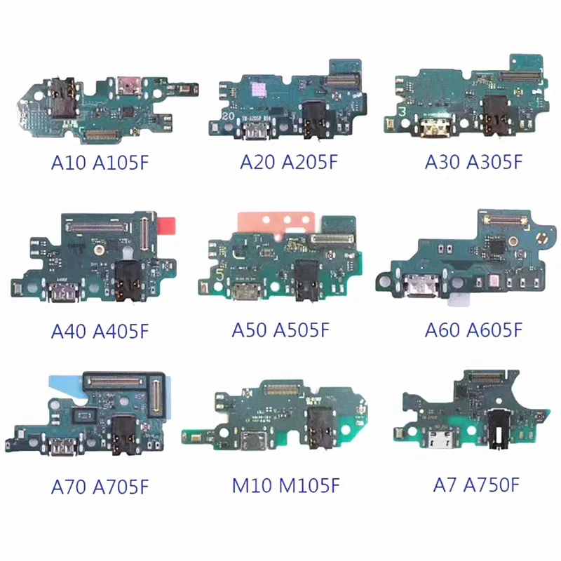 USB-порт для зарядки док-разъем гибкий кабель Samsung Galaxy A10 A20 A30 A40 A50 A60 A70 A90 A750 A920 M10 M20 M30