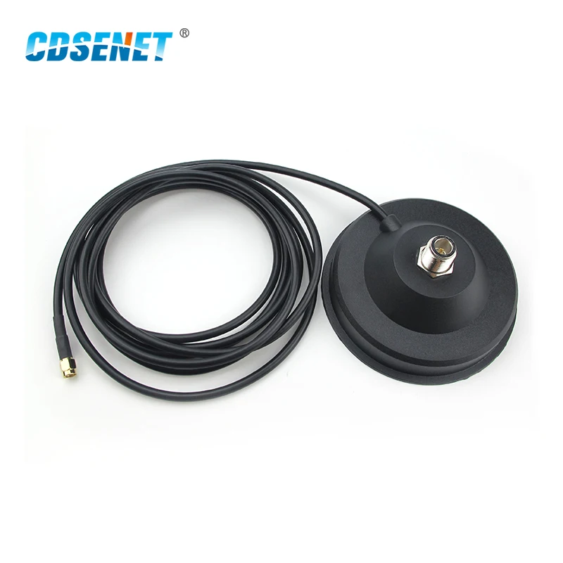 Antenna Base with RG58 3m Feeder Cable N Female Head Sucker CDSENET XP-NK-SJ-300 for Fiberglass Antenna Indoor