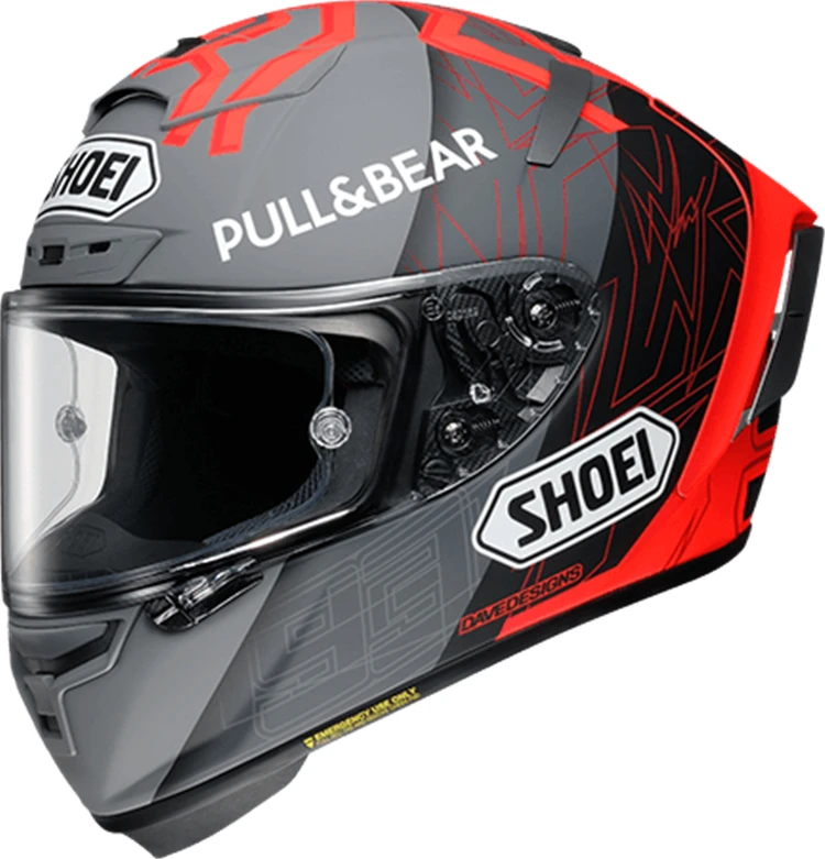 

Шлем X14 X-Tourteen Marquez Gray Ant на все лицо, гоночный мотоциклетный профессиональный шлем, Casco De Motocicleta