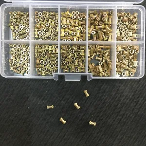 Набор для накатки, медные гайки с накаткой, M2 M2, 5 M3, вставка из нержавеющей стали для электрических 200500 шт. M2 * l-3.5 M2, 5 * l-3.5