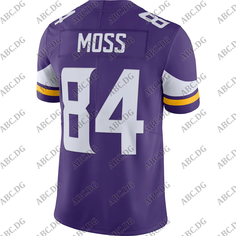 Мужские женские мужские детские молодежные из Миннесоты Рэнди Мосс фиолетовые 100
