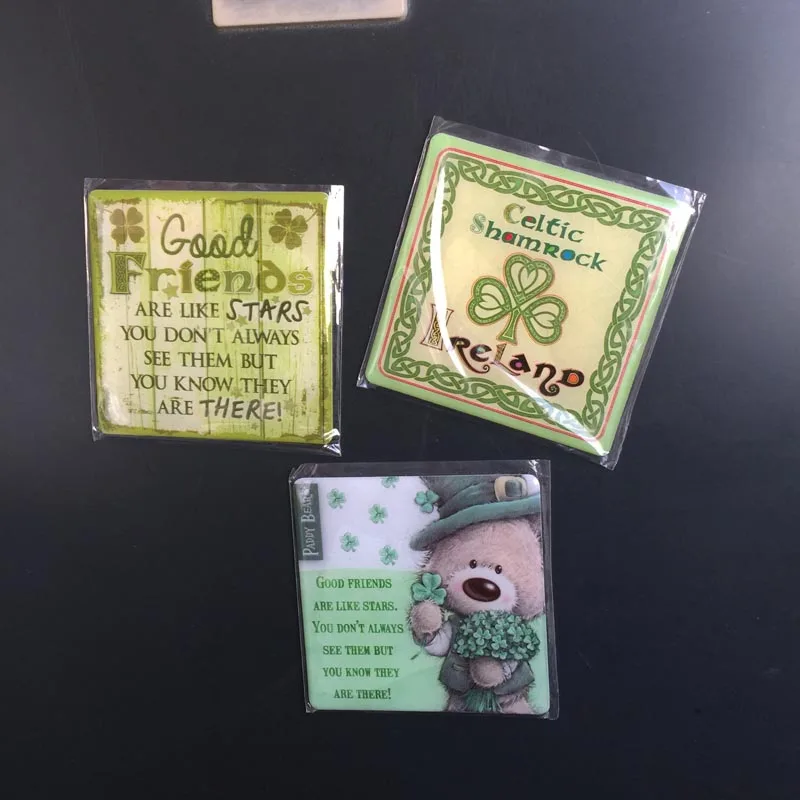 Туристический Магнитный сувенир в виде холодильника Люксембург Ирландия