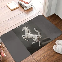 ferrari logo doormat carpet mat rug polyester non slip floor decor bath bathroom kitchen balcony 40x60