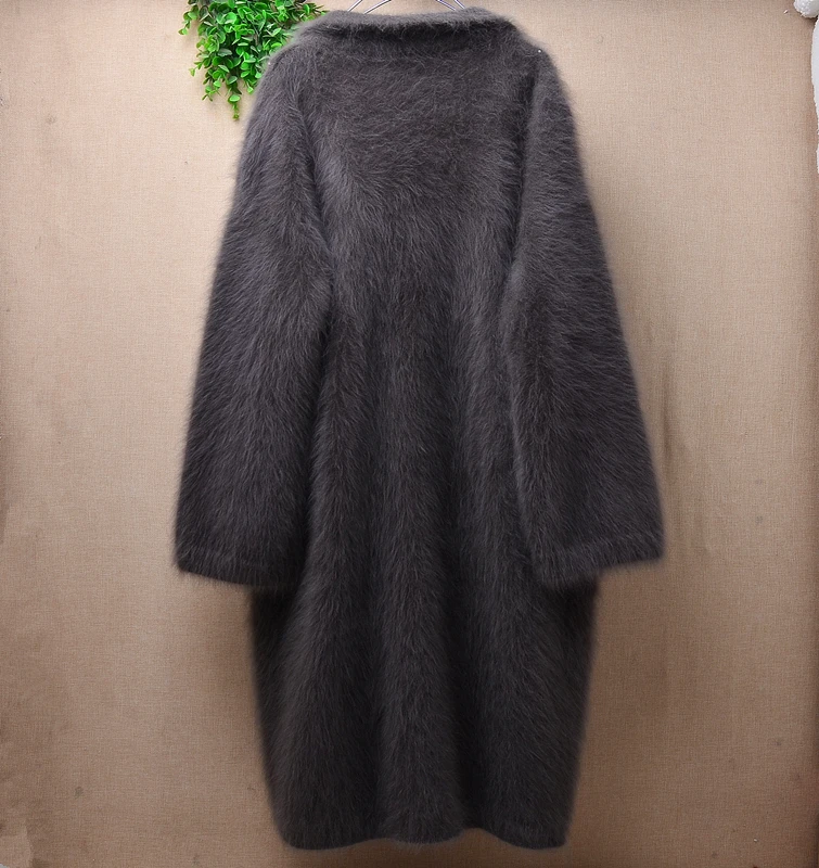 Женская осенне-зимняя одежда Пушистый Плюшевый норковый кашемировый вязаный