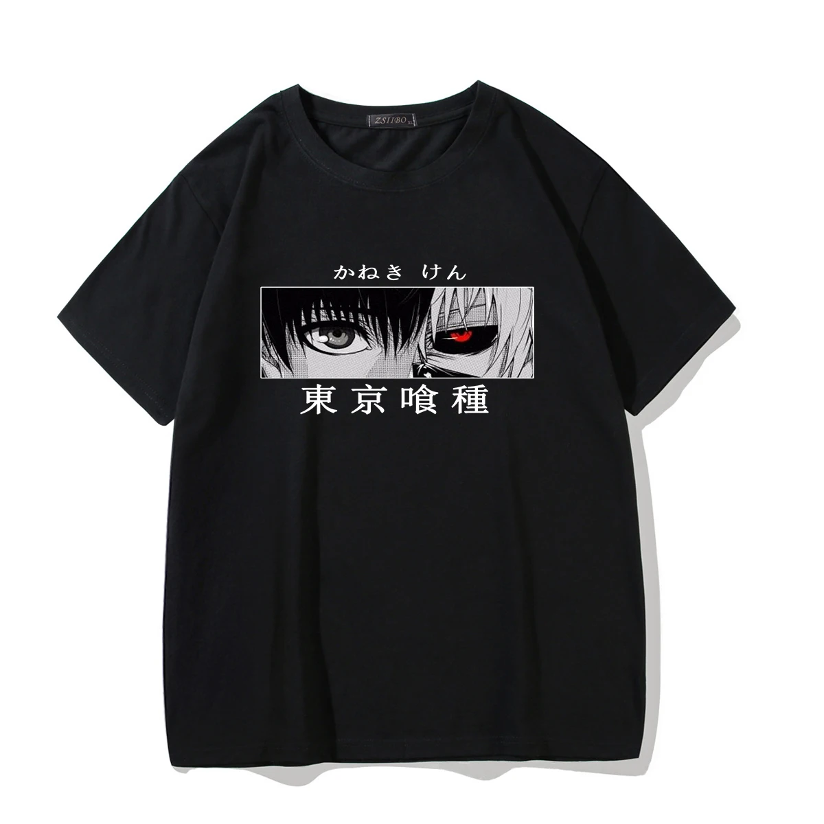 Футболка женская в стиле японского аниме Kaneki Ken топы Y2k Tokyo Ghoul панк Харадзюку