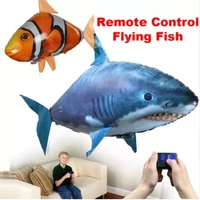 rc wedding remote control flying air balloon shark air swimmer fish infrared rc fly clown fish kid gift party decorative toy