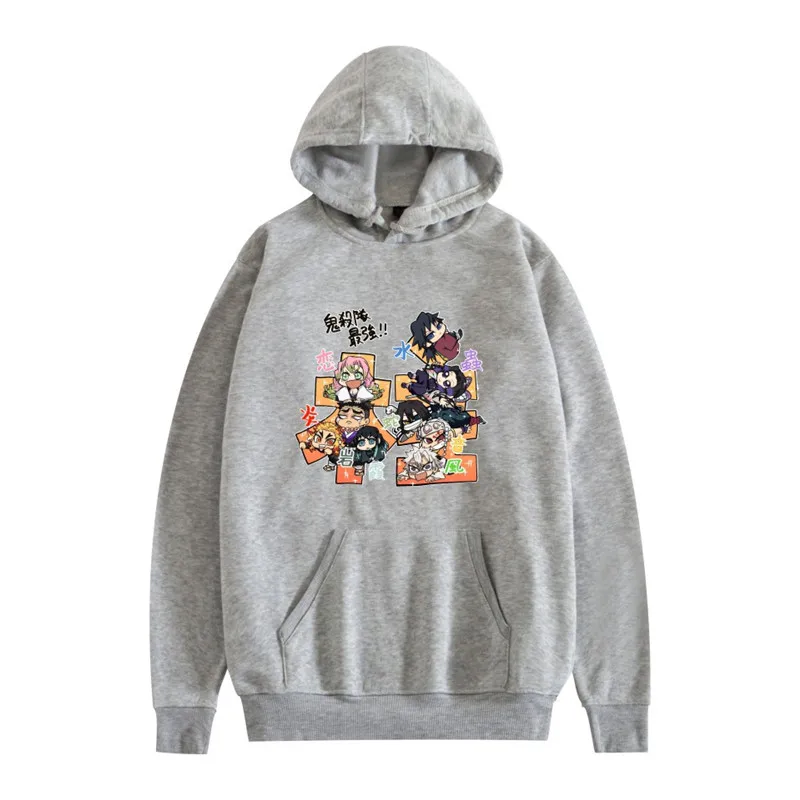 

Demon Slayer Anime Tanjiro and Nezuko Hoodie Sweatshirt Women Korean Kpop Street Style Sweatshirt girl Streetwear Sudadera Mujer