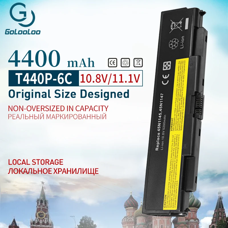 Golooloo 6 ячеек ноутбук батарея T440P для lenovo ThinkPad L440 L540 T440pT540p W540 45N1144 45N1145 45N1148 45N1149 45N1150