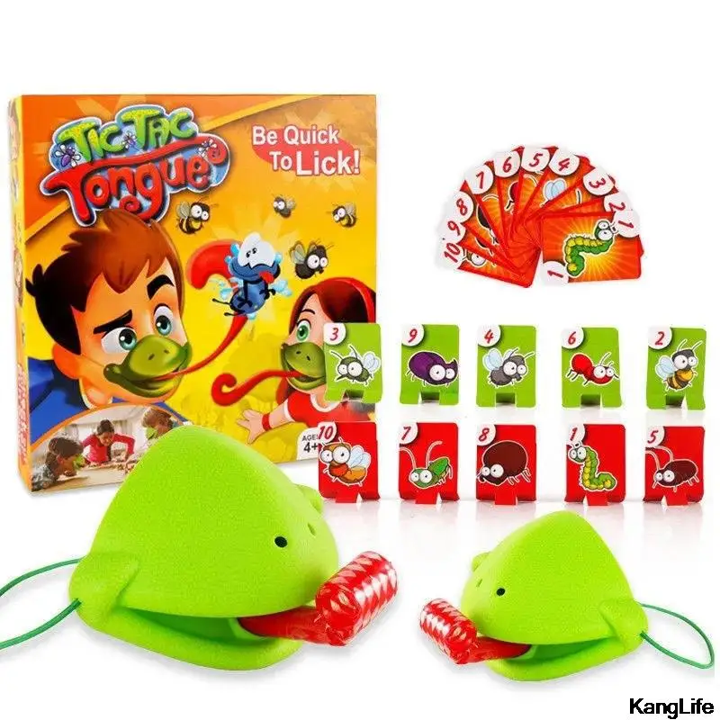 Настольная карточка маска-хамелеон ящерица ваггирующий язык лижущие карточки