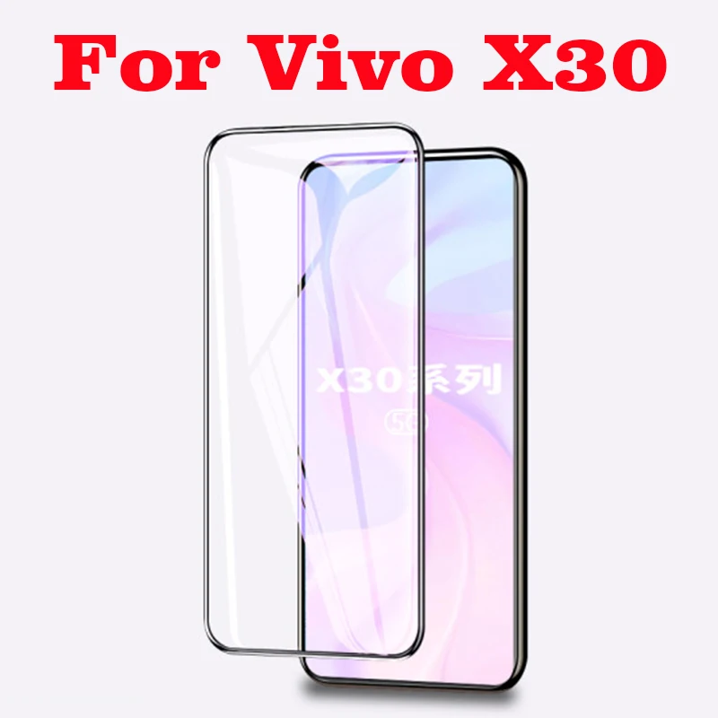 3D полное клеевое закаленное стекло для Vivo X30 5G покрытие защитная пленка Защита