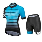 Женский летний комплект одежды для велоспорта 2021, голубая веломайка Aofly, короткие брюки из 20D гелевого материала для горного велосипеда, профессиональная командная футболка