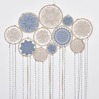 diy large doily lace dream catcher set wedding background room decoration indian style wall hanging dreamcatcher attrape reve